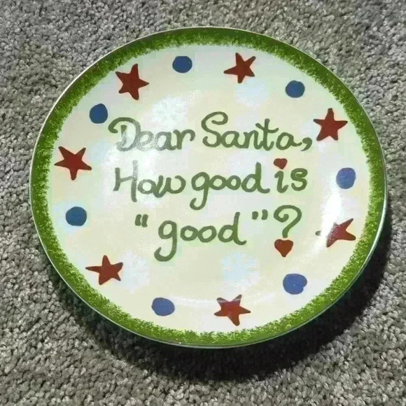 Dear Santa How Good Is Good Plate - Picture 1 of 1